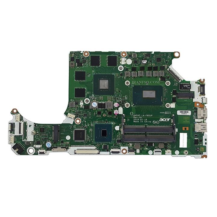 مادربرد لپ تاپ ایسر Nitro 5 AN515-52 CPU-I7-8_DH5VF_LA-F951P_VGA-4GB گرافیک دار